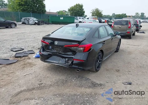 2023 Honda Civic Sport z USA, uszkodzony, nr VIN 2HGFE2F57PH557246